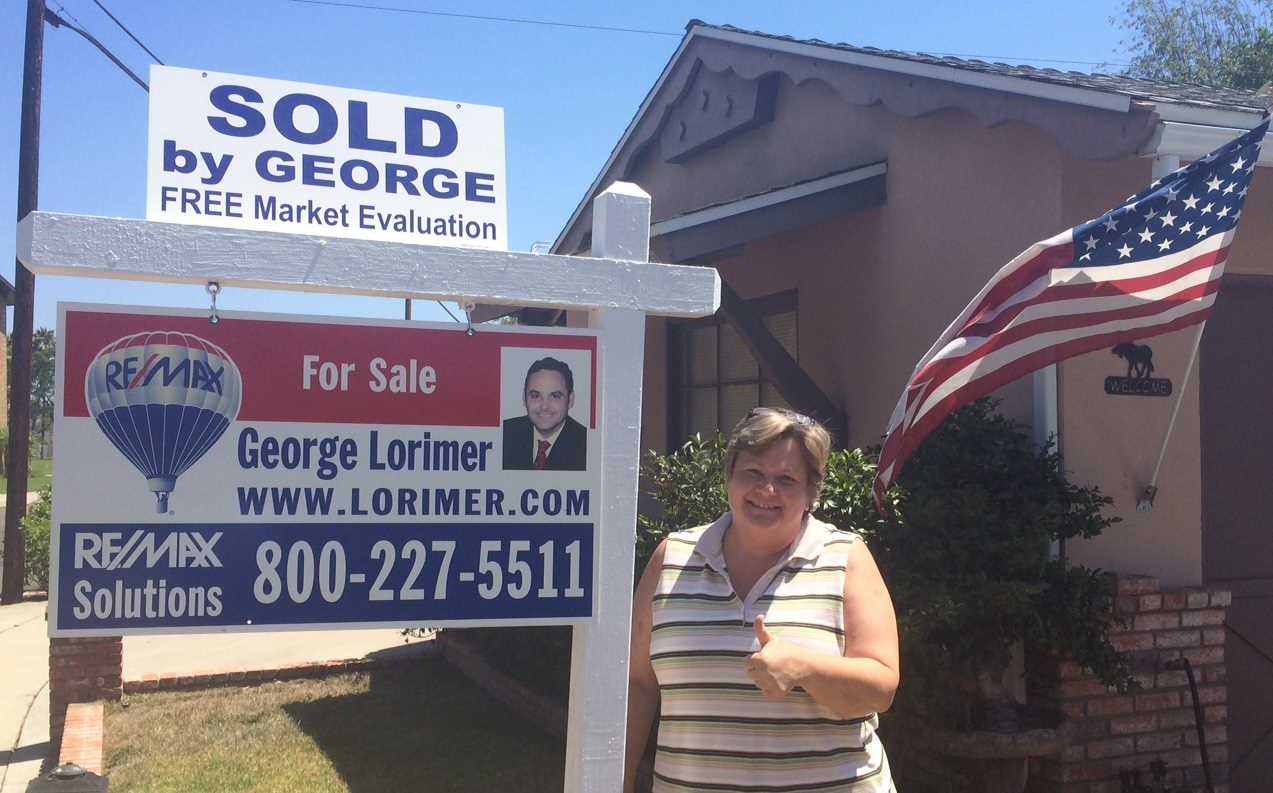 Happy homeowners